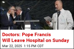 Pope to Be Released Sunday After 5-Week Hospital Stay