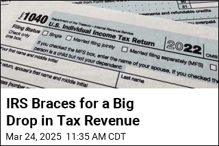 IRS Braces for a Big Drop in Tax Revenue