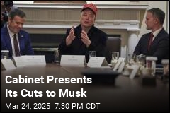 Cabinet Presents Cuts to Musk, Praising &#39;Incredible&#39; Help