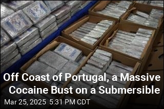 Portugal Busts Submersible With 6.5 Tons of Cocaine