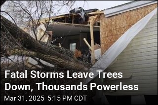 Fatal Storms Leave Trees Down, Thousands Powerless