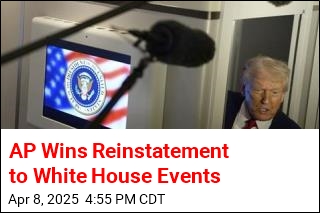 AP Wins Reinstatement to White House Events