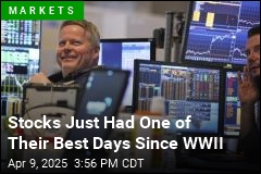 Stocks Just Had One of Their Best Days Since WWII