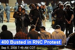 400 Busted in RNC Protest