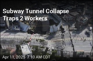 Subway Tunnel Collapse Traps 2 Workers
