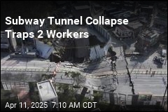 Subway Tunnel Collapse Traps 2 Workers