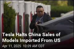 Tesla Halts China Sales of Models Imported From US