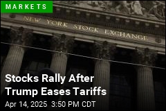 Stocks Rally After Trump Eases Tariffs