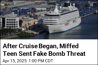 After Cruise Began, Miffed Teen Sent Fake Bomb Threat