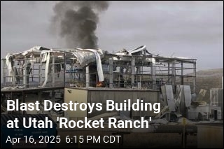 Blast Destroys Building at Utah &#39;Rocket Ranch&#39;
