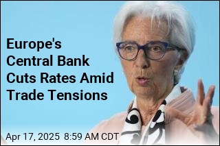 Europe&#39;s Central Bank Cuts Rates Amid Tariff Worries