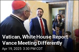 Vatican, White House Report Vance Meeting Differently