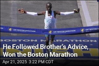 He Followed Brother&#39;s Advice, Won the Boston Marathon