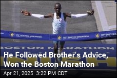 He Followed Brother&#39;s Advice, Won the Boston Marathon