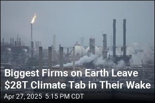 Biggest Firms on Earth Leave $28T Climate Tab in Their Wake