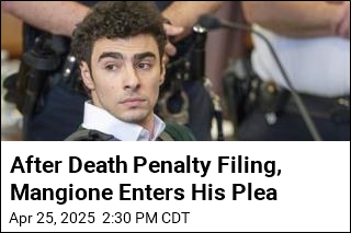 After Death Penalty Filing, Mangione Enters His Plea