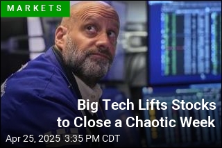 Big Tech Lifts Stocks to Close a Chaotic Week