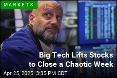 Big Tech Lifts Stocks to Close a Chaotic Week