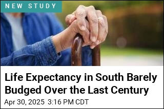 Life Expectancy in South Barely Budged Over the Last Century