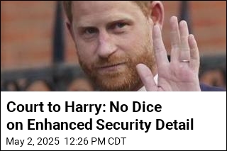 Court to Harry: No Dice on Enhanced Security Detail