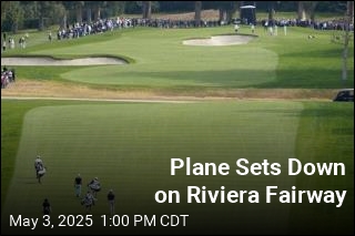Small Plane Lands Along Fairway of Famed LA Course