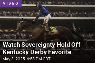 Watch Sovereignty Conquer Muddy Kentucky Derby