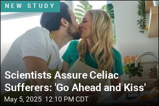 Scientists Assure Celiac Sufferers: &#39;Go Ahead and Kiss&#39;