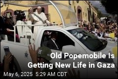 Pope Francis Donated a Popemobile to the Children of Gaza