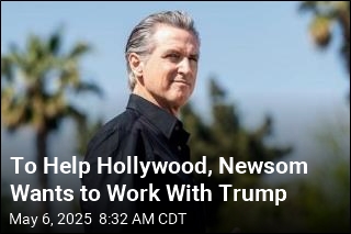 To Help Hollywood, Newsom Is Willing to Work With Trump