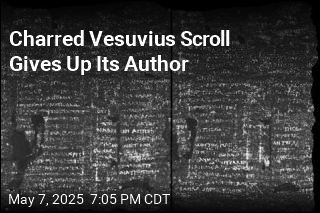 Charred Vesuvius Scroll Gives Up Its Author