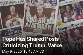 Pope Has Shared Posts Criticizing Trump, Vance
