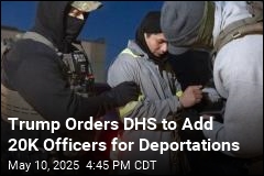 Trump Orders HHS to Add 20K Officers for Deportations