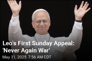 Leo&#39;s First Sunday Appeal: &#39;Never Again War&#39;