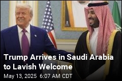 Trump Arrives in Saudi Arabia to Lavish Welcome