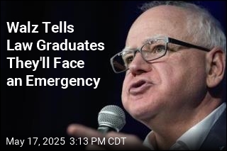Walz Tells Law Graduates They&#39;ll Face an Emergency