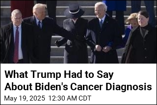 What Trump Had to Say About Biden&#39;s Cancer Diagnosis