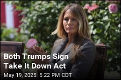 Melania Joins Trump at Signing of Revenge Porn Law