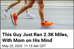 This Guy Just Ran 2.3K Miles, With Mom on His Mind