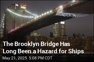 Ships Have Been Hitting the Brooklyn Bridge for a Century
