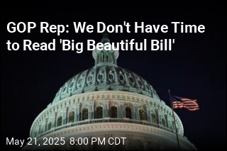 Massie: We Don&#39;t Have Time to Read &#39;Big Beautiful Bill&#39;