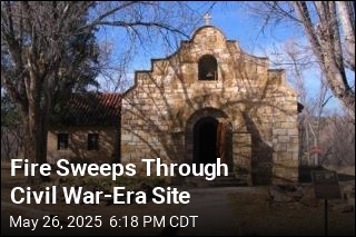 Fire Sweeps Through Civil War-Era Site