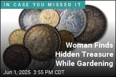 Woman Finds Hidden Treasure While Gardening
