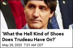 Justin Trudeau Wore Some Sharp Shoes for King&#39;s Visit