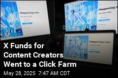 X Funds for Content Creators Went to a Click Farm