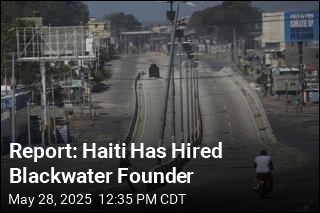 Report: Haiti Has Hired Blackwater Founder