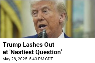 Trump Lashes Out After Question on TACO Term