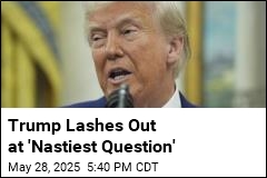 Trump Lashes Out After Question on TACO Term