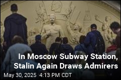 In Moscow Subway Station, Stalin Again Draws Admirers