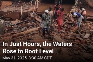 In Just Hours, the Waters Rose to Roof Level