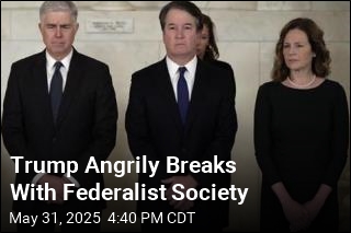 Trump Blames Rulings on Federalist Society